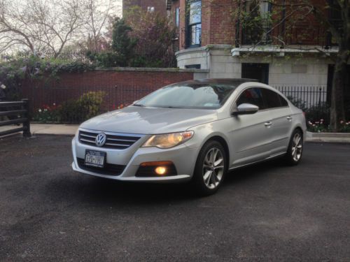 2009 vw cc lux package, nav, silver/black leather