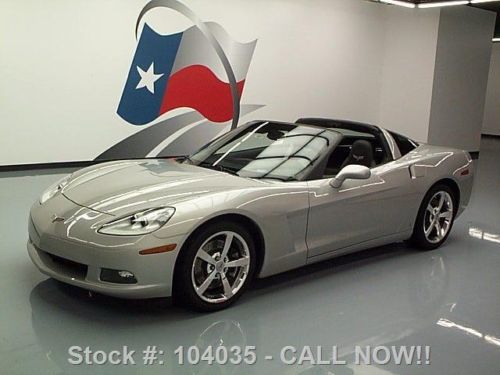 2008 chevy corvette 3lt z51 auto leather nav hud 36k mi texas direct auto