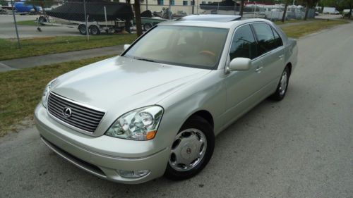 2001 lexus ls430 edition luxury sedan like new 39,000 one florida owner miles