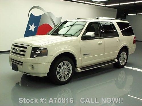 2007 ford expedition ltd vent leather sunroof nav dvd texas direct auto