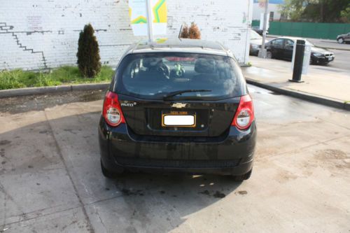 2010 chevrolet aveo5 ls hatchback sedan 4d black