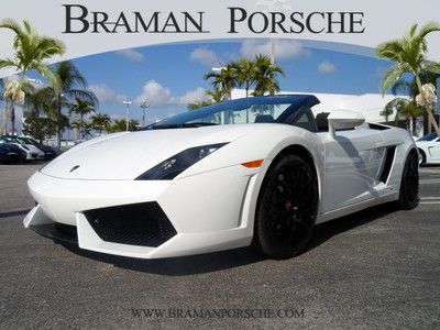 Lp 560-4 spyder 5.2l power steering power windows nav rear cam e-gear lift sys