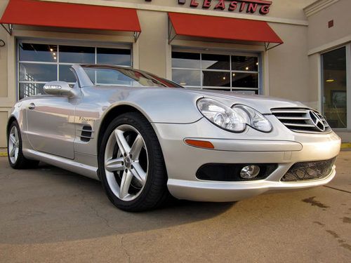 2003 mercedes-benz sl55 amg convertible, 59,031 miles, navigation, supercharged!