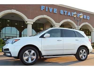 2010 acura mdx sh-awd, 4x4, technology, 3rd row, nav., backup cam., texas owned!