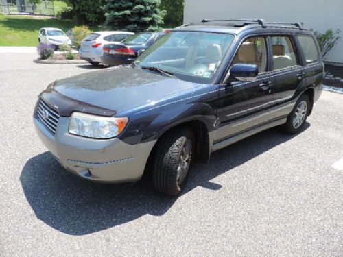 06 subaru forester ll bean moonroof leather heated seats awd abs no reserve