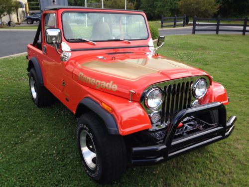 1978 jeep cj-7 renegade---304 v8---3 speed---reall nice low mile example