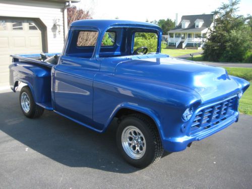 1956 chevrolet pickup truck 283 v8 4 speed viper blue