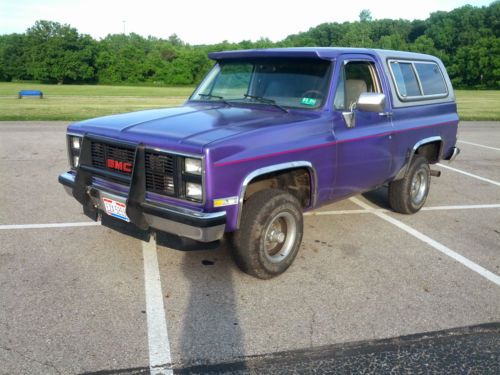 1987 gmc jimmy sierra classic sport utility 2-door 5.7l