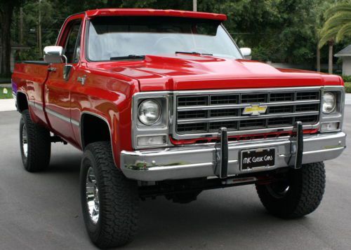 Restored 4x4 beauty - 1979 chevrolet ck1500 pickup - 6k mi