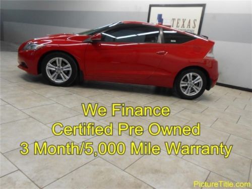 2011 honda cr-z ex hybrid gps navi certified pre owned warranty we finance texas