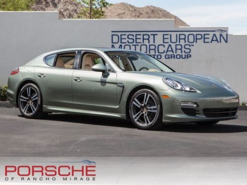 Cpo 2012 porsche panamera crystal green 20 wheel nav camera park sat radio