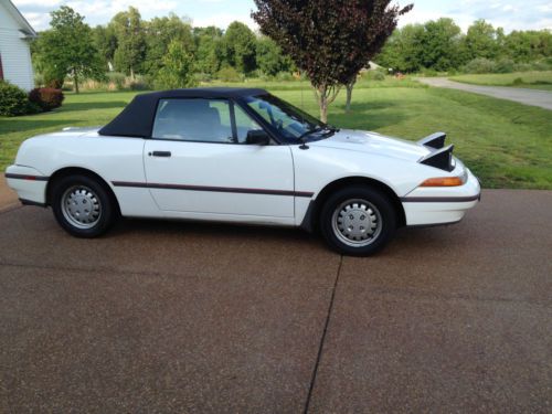 1991 mercury capri base convertible 2-door 1.6l