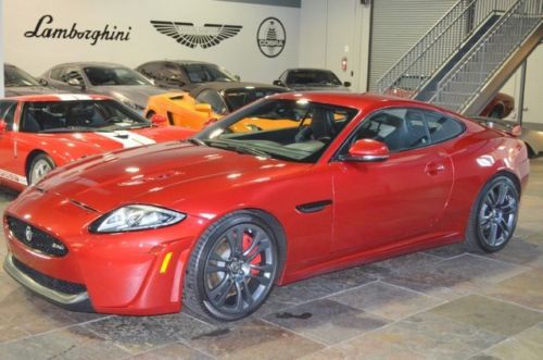 2012 xkr-s 550hp supercharged -rare italian racing red - florida car