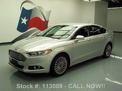 2014 ford fusion titanium ecoboost rear cam sync 21k mi texas direct auto