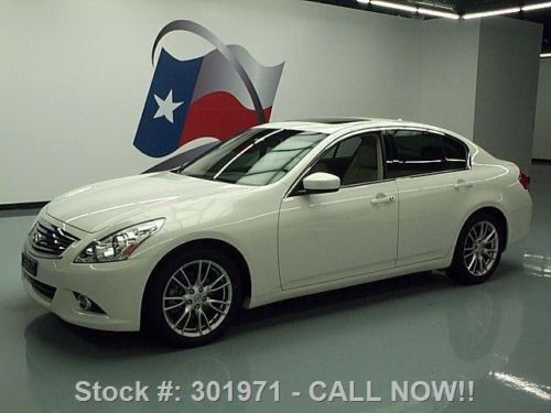 2011 infiniti g37 journey premium sunroof nav only 36k texas direct auto