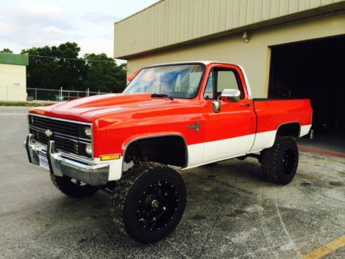 1984 chevy silverado k10 4x4 lifted street rod factory a/c