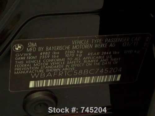 2011 BMW 528I SEDAN AUTOMATIC SUNROOF ALLOY WHEELS 37K TEXAS DIRECT AUTO, US $30,980.00, image 11