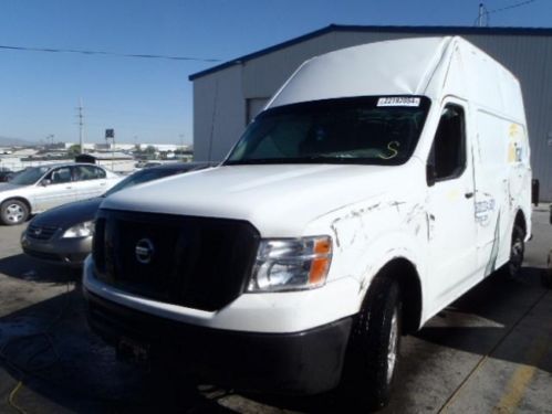 2012 nissan nv 2500hd damaged wrecked fixer salvage starts! export welcome!l@@k!