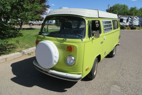 1974 volkswagen bus campmobile westfalia w/factory air