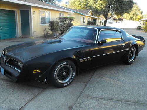 1977 pontiac trans am 6.6  california rust free unmolested survivor