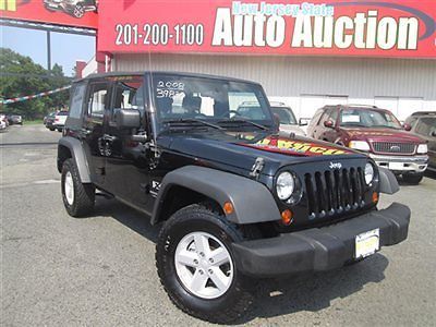 08 jeep wrangler x unlimited 4dr 4wd 4x4 carfax certified automatic pre owned