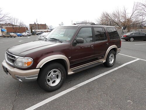 1999 ford explorer eddie bower 125k no reserve runs great,looks great loaded