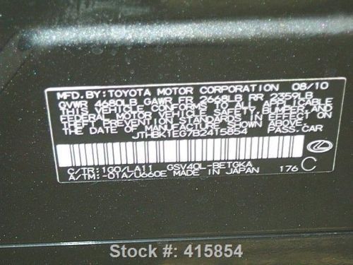 2011 LEXUS ES350 3.5L V6 CLIMATE LEATHER SUNROOF 36K MI TEXAS DIRECT AUTO, US $24,980.00, image 12