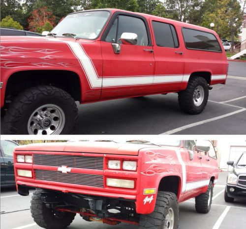 1989 Chevrolet V2500 Suburban Silverado Sport Utility 4-Door 5.7L, US $8,000.00, image 6