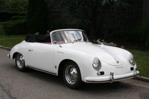 Porsche 356 1956 convertible ultra rare &#034;european&#034; script only 16 known to exist