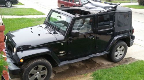 2007 jeep wrangler unlimited sahara sport utility 4-door 3.8l