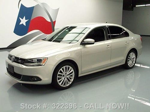 2011 volkswagen jetta sel sedan auto htd seats  nav 55k texas direct auto