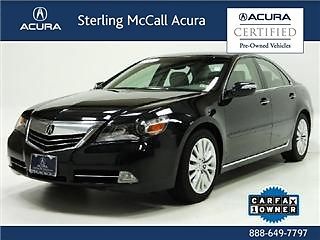 2012 acura rl tech pkg awd/4wd heated ventilated seat bluetooth navi back cam xm