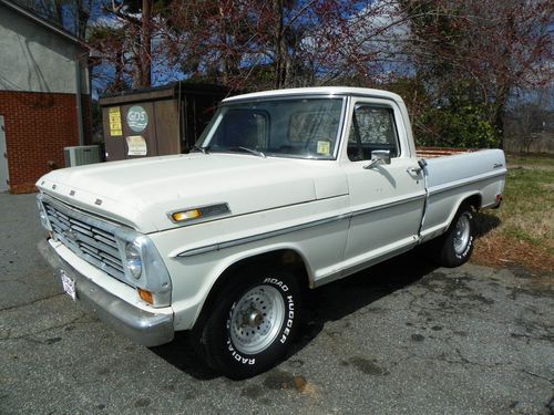 1968 ford ranger truck 240 straight 6 3 sp runs great motor tuned new interior