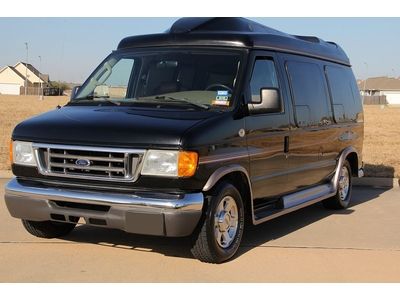 2004 ford e150 high top conversion,texas ranch edition,dvd,playstation