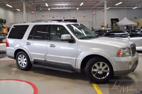 2004 lincoln navigator luxury, rear dvd, heated ventilated, xenon, wood, tow pkg