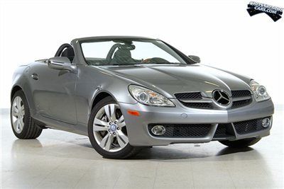 2010 slk350 42k miles hard top convertible nav leather htd seats 3.5l crcars