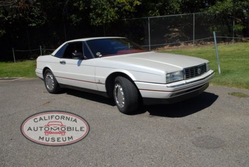 Solid 1990 cadillac allante w/hard top