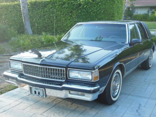 1990 chevrolet caprice classic brougham ls sedan, only 51,000 original miles