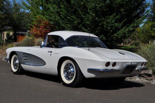 1961 corvette roadster #&#039;s 283 fi 315hp fuel injection 4spd ncrs fuelie hardtop