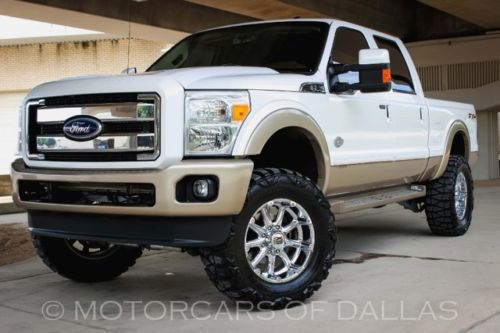 2011 ford f250 king ranch 6 lift 15k in extras 6.7l diesel navigation sunroof