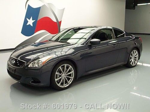 2009 infiniti g37 sport coupe sunroof htd leather 19&#039;s! texas direct auto