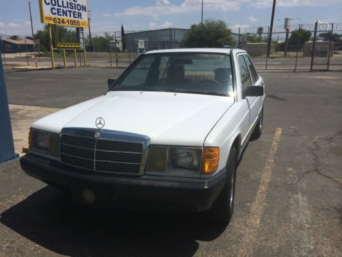 1986 190d diesel nice white 2.5 86