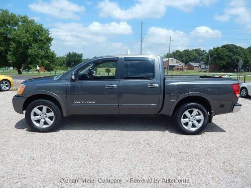 2008 nissan titan le crew cab pickup 4-door 5.6l all trade-ins welcome