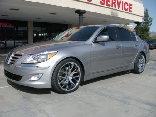 2012 hyundai genesis loaded clean carfax1-owner $ 10k in upgrades must see