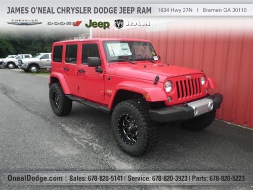 New 2014 jeep wrangler unlimited sahara 4x4