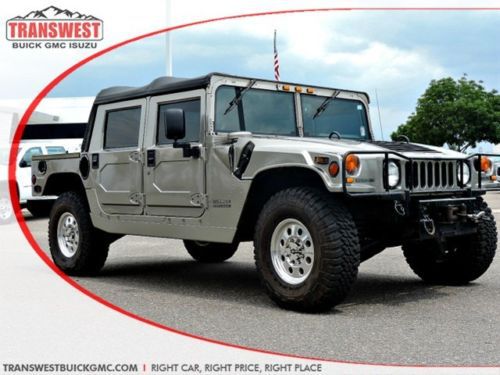 2000 am general hummer 6.5l v8, diesel, automatic, 4wd, removeable soft top