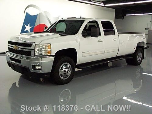 2011 chevy silverado 3500 hd crew 4x4 diesel dually 39k texas direct auto