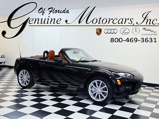 2008 mazda miata mx5 grand touring only 15k mi black with natural leather