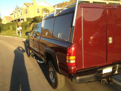 2003 gmc sierra 2500 hd sle extended cab 4 door with 6.6 duramax and work shell
