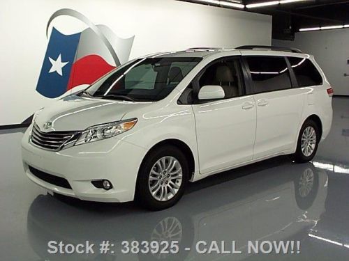 2013 toyota sienna xle 8-pass htd leather sunroof 20k texas direct auto